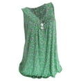 thumbnail image 3 of Women Floral Summer Loose Sleeveless Tank Vest Boho Baggy Tops/ Shirt/ Blouse, 3 of 3