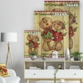 thumbnail image 5 of Designart 'Christmas Gingerbread Love' Print on Natural Pine Wood, 5 of 5