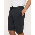 thumbnail image 4 of Real Essentials 3 Pack: Men's Soft 9" Fleece Lounge Sweat Short, 4 of 6