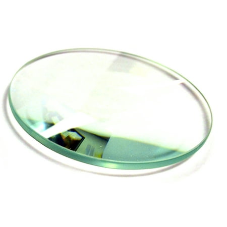 Eisco Labs Double Convex Lens, 38mm Diameter, 30cm Focal Length - Ground