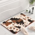 thumbnail image 4 of Ganfancp Memory Foam Alfombra de Baño Alfombra de Baño Asiento de Inodoro Suave y Confortable Absorbente y Antideslizante Espesa Lavable a Máquina y Fácil de Secar Alfombra de Ducha para Baño Artícul, 4 of 7
