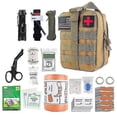 thumbnail image 1 of Kit de primeros auxilios de supervivencia, equipo de emergencia, kit de herramientas, correa de hombro, pulsera antigarrapatas para acampar al aire libre, 1 of 3