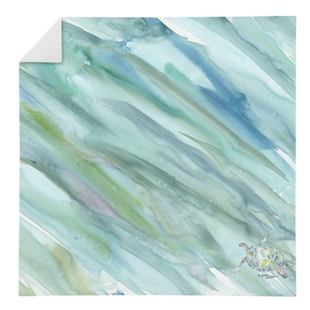 

Sea Turtle on Blue Napkin