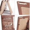 thumbnail image 4 of You Left Us Beautiful Memories Picture Frame 4x6 inch Sympathy Gifts Frames Memorial Photo Frame Bereavement Gifts Frame Wood Photo Frame for Loss of Mother Father Grandpa Grandma DIY, 4 of 7