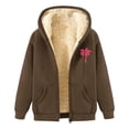 thumbnail image 5 of WILLBEST Sudadera con Capucha para Mujer, Estilo Otoño/Invierno, con Estampado Cómodo y Cremallera Gruesa Grande, 5 of 5