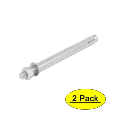 

M10 x 150mm 304 Stainless Steel Sleeve Anchor Hex Nut Expansion Bolt 2PCS