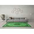 thumbnail image 3 of Ahgly Company Indoor Round Medallion Emerald Green Traditional Area Rugs, 7' Round, 3 of 4