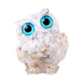 thumbnail image 5 of deevoka Owl Statue Creative Souvenir Gift Cute Decorative Resin Small Owl Sculpture for white, 5 of 9