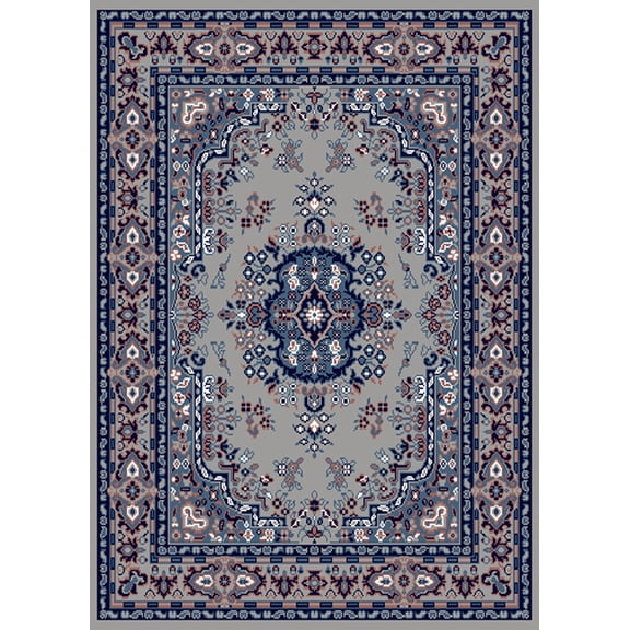 Traditional Area Rug Bordered Medallion Design Persian Oriental Rugs Carpet Runners