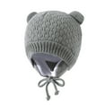 thumbnail image 6 of Odeerbi Baby Boys Girls Beanie Infant Toddler Knitted Hats 2024 NEW Kids Winter Hat Mittens Set Warm Fleece Hat Hat & Gloves, 6 of 6