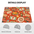 thumbnail image 4 of Microfiber Drying Mat, Cartoon Christmas Dinner Print Dish Drying Mat for Kitchen Counter, 18 x 24 inches, 4 of 9