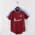 thumbnail image 1 of 1999-01 West Ham United Home. Maillot de Football Classique, 1 of 2