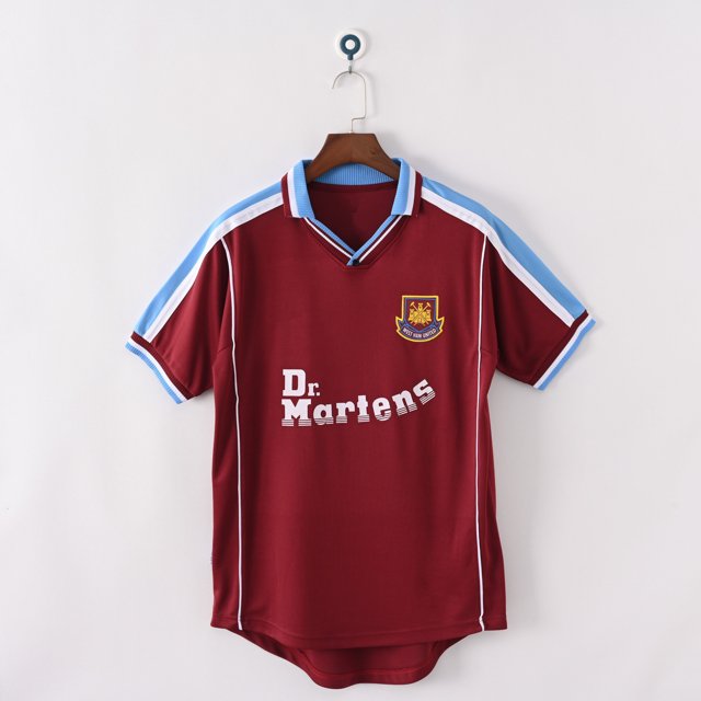 1999-01 West Ham United Home. Maillot de Football Classique