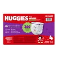 thumbnail image 4 of Huggies Little Movers 360 Baby Diapers, Size 4, 56 Ct, 4 of 6