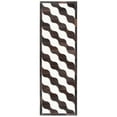 thumbnail image 3 of SAFAVIEH Studio Leather Rylan Wave Stripes Area Rug, Black/Ivory, 5' x 8', 3 of 7