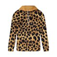 thumbnail image 3 of Sudadera con capucha para hombre, moda de ocio, con estampado de leopardo, suéter con capucha y movimiento, blusa de poliéster para hombre, 3 of 4