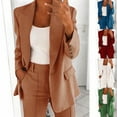 thumbnail image 6 of Outfmvch Summer Jackets for Women Womens Blazers Dressy Casual Suit Jacket Women Suit Womens Blazers Summer Blazer Light Weight Jackets Womens Z Navy 2 XL, 6 of 8
