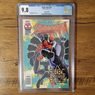 アメコミリーフ Web of Spider-Man #1 CGC 9.8 Web of Spider-Man #1 - CGC 9.8 Comic Book - Walmart.com