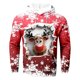 thumbnail image 3 of Ceisia Men's Christmas 3D Santa Hoodie | Ripped Snowflake Print Relaxed Long-Sleeve Casual Sweatshirt Gift, 3 of 4