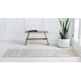 thumbnail image 4 of Rugs.com Oregon Collection Rug – 8 Ft Runner Ivory Low-Pile Rug Perfect For Hallways, Entryways, 4 of 9