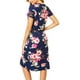 thumbnail image 4 of Vestido floral de manga corta de verano Simier Fariry 2024 para mujer, 4 of 6