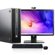 Restored HP Z240 Desktop Computer Intel Core i7 CPU 16GB RAM 256GB SSD Webcam 22" LCD Windows 10 with Wireless Keyboard and Mouse (Refurbished)