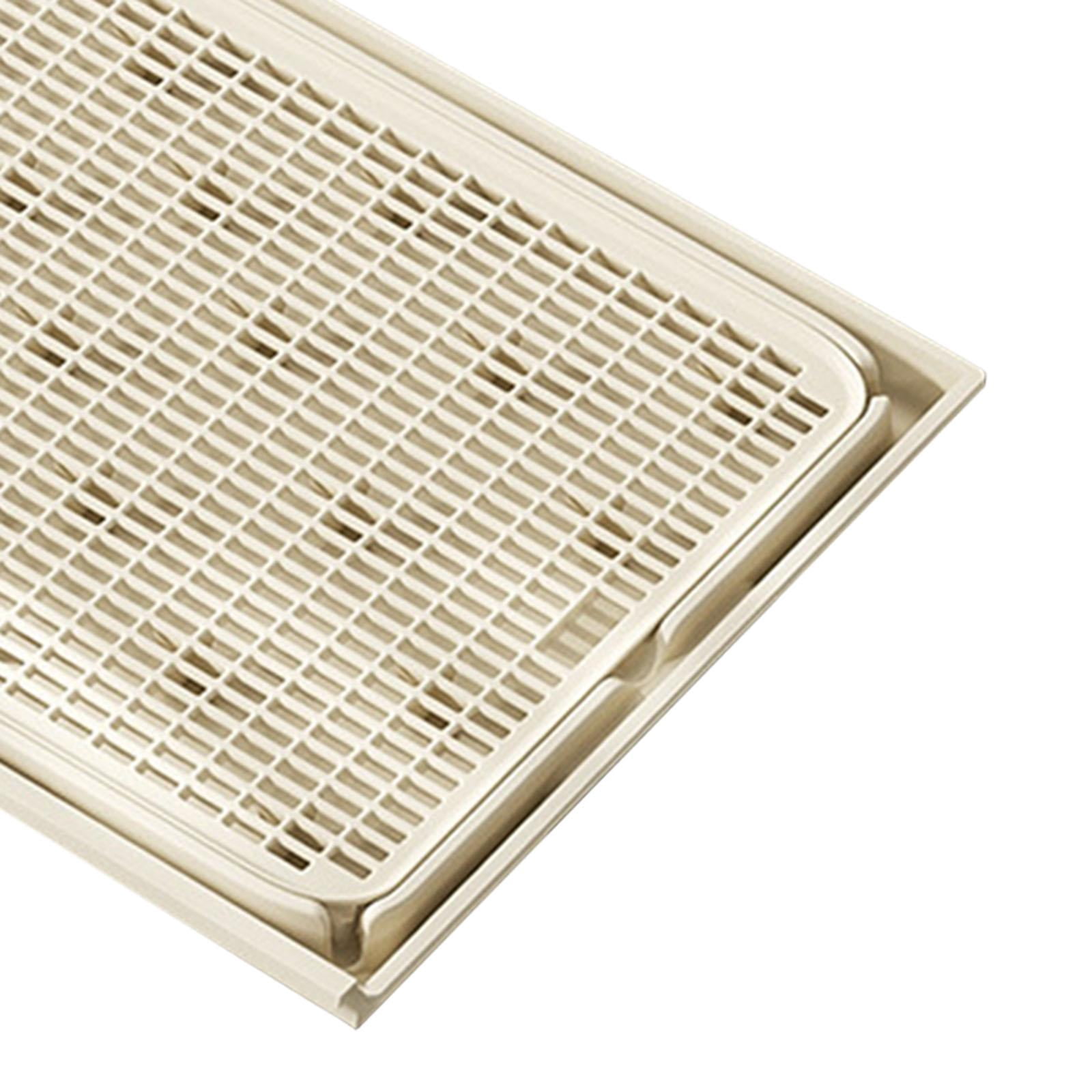 FITYLE Cat Litter Mat Cat Litter Pad Sturdy Lightweight Litter Boxes Mat Cat Litter Catcher Mat Easy Clean Kitty Litter Trapping Mat Coffee