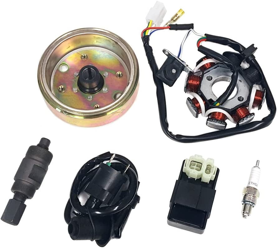 Electrical Component Kit 50cc GY6 Scooter ATV CDI Stator Coil Puller Walmart.com