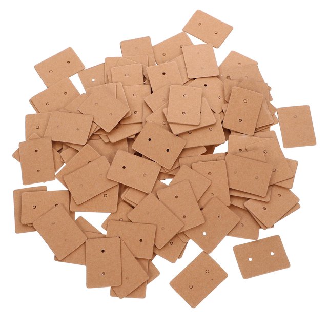 Luxshiny 200Ud Tarjetas Con Agujeros Para Exhibir Y Organizar Aretes Estudio Y Accesorios