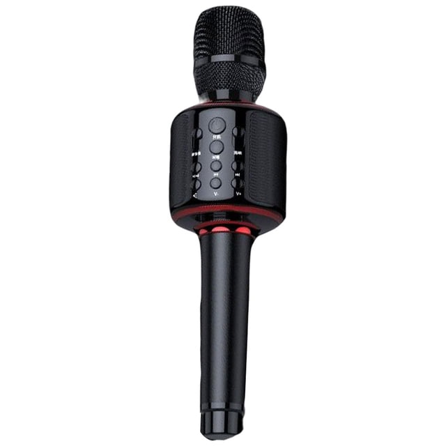 Micrófono de Karaoke compatible con Bluetooth, accesorios de micrófono