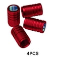 thumbnail image 4 of Redempat 4pack/lot Car Tyre Valve Caps Universally Fit For Most Cars SUVs And Trucks Compatible red, 4 of 6