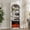 White, variant on Flictozena 70" Tall Wooden Bookshelf with Electric Fireplace, Modern Storage Accent Bookshelf with Remote Control, Timer, Realistic Flame, for Home, Office, Living Room, Black