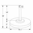 thumbnail image 3 of California Umbrella 50 lbs. Concrete and Steel Cover Patio Umbrella Base - Hammertone Grey, 3 of 6