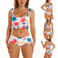 thumbnail image 1 of HEFEI , Bikini Imprimé Mode pour Femmes, Maillot de Bain Rehausseur, Ensemble de Plage, 1 of 4