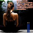 thumbnail image 4 of 24 Pack Blue Spell Chime Candles \u2013 Premium Mini Unscented Taper Candles for Rituals, Prayer, Birthdays, Meditation, Altar, Spells, Chime Candles - 4 Inch Tall - Ideal for Witches, 4 of 7