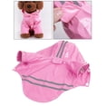 thumbnail image 3 of Chubasquero para perros amarillo L XL mascota chaqueta rosa XL jinwen  Impermeable para cachorros, 3 of 7