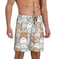 thumbnail image 2 of Fotbe Lovely Bear Pantalones Cortos de Pijama para Hombre, Ropa de Dormir, Pantalones de Pijama Cortos para Hombre-3X-Large, 2 of 6