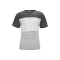 thumbnail image 4 of Txlixc Traje de hombre, camiseta de cuello redondo de manga corta + pantalones cortos de cintura de cuerda Txlixc moda, 4 of 6
