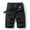 Men's Black Workout Cargo Shorts _ A, variant on Men's Summer Cargo Shorts Multi-Pockets Straight Fit Bermuda Short Relaxed Fit Workwear Shorts with Belt Khaki 8
