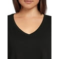thumbnail image 4 of Terra & Sky Women’s Plus Size V-Neck Tee, 4 of 5
