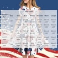 thumbnail image 3 of Odeerbi Kids Teen Girls Independence Day A-Line Ruffled Dress Summer Patriotic Star Stripe Round Neck Casual Dress with Pockets, 3 of 6