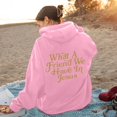 thumbnail image 3 of Women Blouses Women Athletic Sweatshirts And Hoodies College Sweatshirts Ladies Women's Hoodies Pullover Graphic Hoodie Sweatshirt for with Thumb Holes Picks Womens Clothes Lady's T Shirt Red S, 3 of 3