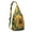 Olive-green-9, variant on Boho Sunflower Sling Backpack – Rustic Country Floral Watercolor Daypack with Vintage Wildflower & Farmhouse Aesthetic, Lightweight Crossbody Bag for Women & Outdoor Lovers