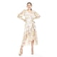 thumbnail image 1 of Vestido vaporoso de manga larga Roman Fashion /Juvenil, 3014 (Lila / Amarillo) lila ECH, 1 of 5
