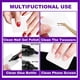 thumbnail image 3 of Toallitas sin pelusa para uñas, removedor de esmalte de uñas, pegamento para extensión de pestañas, toallitas de limpieza, herramienta de eliminación suave absorbente para arte de uñas, 3 of 4
