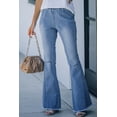 thumbnail image 2 of POGLIP Pantalon en Denim Multicolore pour Femmes, Pattes d'Éléphant, 2 of 6