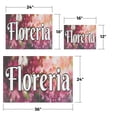 thumbnail image 3 of Floreria Vinyl Decal 5 Pack of 24 Inch x 36 Inch Weatherproof Heavy-Duty Adhesive Backing | Spanish Flower Shop, Fresh Bouquets, Beautiful Arrangements | Made in USA, 3 of 6
