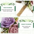 thumbnail image 2 of PENIKOKO Elegant Artificial Flower Wrist Corsage Set, Round Design, 3.1x5.5x2.0in, Perfect for Weddings & Proms, 2 of 8