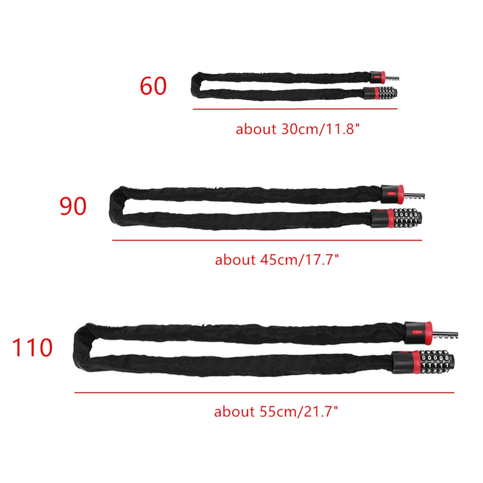 AOOOWER Bike Lock Password Portable Mtb Road Bicycle Locks for Scooter Motorcycle