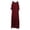 Red, variant on Women's Plus Size Dress Cold Shoulder Lace Patchwork Hollow Out High Low Hem, Sexy Summer Party Gown, Casual Solid Color Apparel, Elegant Evening Fashion Clothing